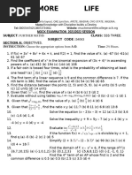 Further Maths Mock