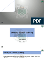 Subject Based Training Islamiyat