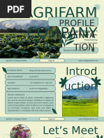 Light Yellow & Green Minimalist Agrifarm Company Profile Presentation