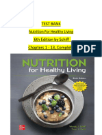 Nutrition For Healthy Living 5th Edition by Wendy Schiff Test Bank