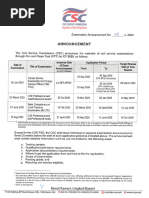 ExamAnnouncement08s2024 - PPT Exam Calendar 2025