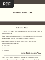 6 Control Structures