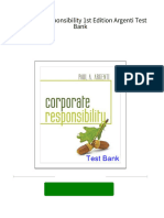 Immediate download Corporate Responsibility 1st Edition Argenti Test Bank all chapters