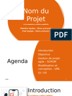 Modèle de Presentation Du Projet D'etudes