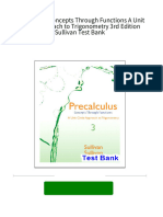 PDF Precalculus Concepts Through Functions A Unit Circle Approach to Trigonometry 3rd Edition Sullivan Test Bank download