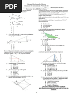 Examen de Geometria P3 2022