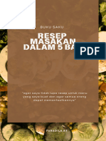 Buku Saku Resep Masakan Dalam 5 Bab