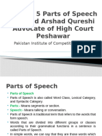 Topic Parts of Speech by Abid