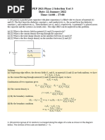 PEP 2021 Phase 2 Selection Test 3 Solution