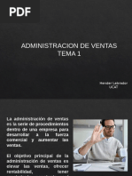 Administracion de Ventas Tema 1