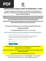 Instalación de Windows 11 Pro