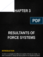 Week 4 - Resultants of Force Systems