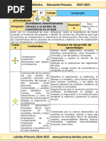 5to Grado Septiembre - 01 Acordamos Colectivamente Normas y Acuerdos (2024-2025)