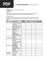 Formato Carta de Presentacion