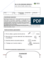 Prueba Lecc. Zorzal, Picaflor, Jardín y Rosa