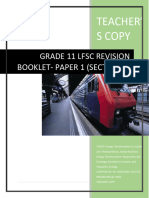 LFSC GRD 11 p1 Revision Booklet (Section A) - Teacher's Copy 062033