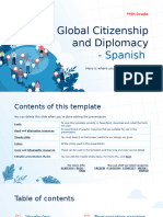 Global Citizenship and Diplomacy - Spanish - 11th Grade by Slidesgo