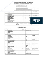 Blue Print Half Yearly Examination B.st. - Xi - 2023-24