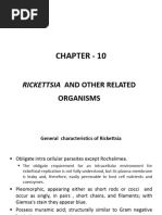 Chapter-10 - Reckettsia and Related Organisms