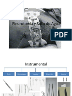 Pleurotomía y Sello de Agua