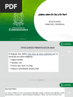 Semana 5 Tipos Datos Java
