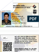 Voter Id Card SARFARAJ