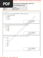 SSC CGL Tier 2 Paper 3 Statistics Question Paper 2022 in English 2