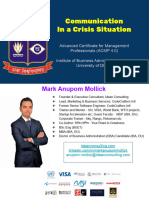 Crisis Communication - IBA ACMP