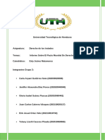 Informe Sobre El Pacto Mundial De Derecho Migratorio grupo 3