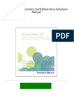 Full download Essentials of Economics 3rd Edition Brue Solutions Manual pdf docx