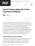 Inwyn's Unique Approach To User Experie... by Inwyn7official - Oct, 2024 - Medium