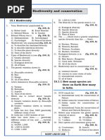 Biodiversity and Conservation Ncert Line by Line