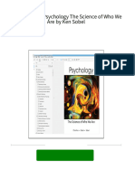 Immediate download (Original PDF) Psychology The Science of Who We Are by Ken Sobel ebooks 2024