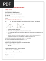 Mean Value Theorems