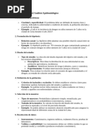 Planificación en El Análisis Epidemiológico