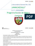 Programa Escolar de Mejora Continua 21-22