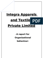 Integra Apparels and Textiles Private Limited