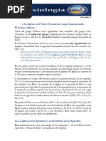 Eclesiología en La Sagrada Escritura y en El Símbolo de Los Apóstoles