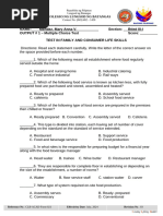 Output 1 Multiple Choice Test