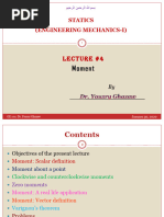 LECTURE 4 Moment STATICS ENGINEERING MEC