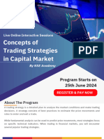 Concepts of Trading Strategies Capital Market Weekday