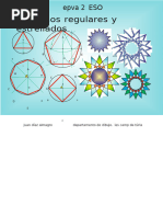 Polígonos Regulares y Estrellados. Presentación. 2º Eso