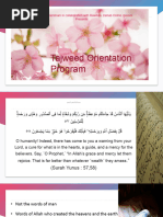 English Tajweed Oriengtation Lecture