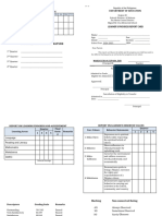 SF9 Learners Progress Report Card Template For GRADE ONE