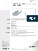 usg_me_deflection_slotted_track_-_u_shape_technical_datasheet