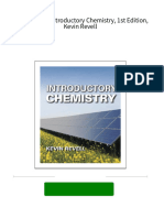 Immediate download Test Bank for Introductory Chemistry, 1st Edition, Kevin Revell all chapters