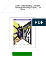 Instant download Solution Manual for Understanding American Government – No Separate Policy Chapter, 13th Edition pdf all chapter