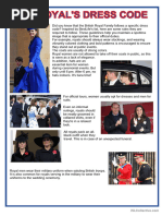 Easy Reading - The Royal's Dress Code