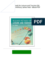 Research Methods for Leisure and Tourism 5th edition Edition Anthony James Veal - eBook PDF 2024 scribd download