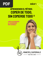 Aprendiendo El Metodo Comer de Todo, Sin Comerse Todo